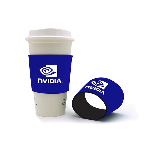 4.5" x 2.75" neoprene coffee cozy. Assembled in the USA.... from ASI 30250 AZX Sport USA