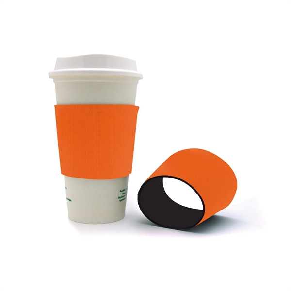 4.5" x 2.75" neoprene coffee cozy. Assembled in the USA.... from ASI 30250 AZX Sport USA