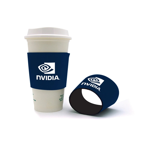 4.5" x 2.75" neoprene coffee cozy. Assembled in the USA.... from ASI 30250 AZX Sport USA