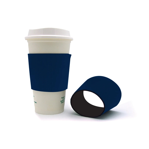 4.5" x 2.75" neoprene coffee cozy. Assembled in the USA.... from ASI 30250 AZX Sport USA