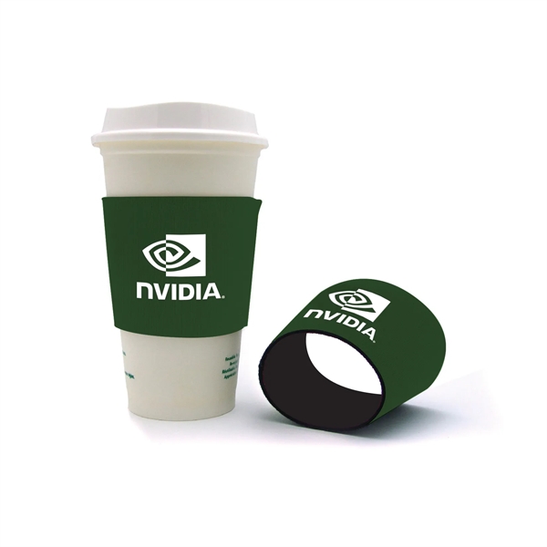 4.5" x 2.75" neoprene coffee cozy. Assembled in the USA.... from ASI 30250 AZX Sport USA