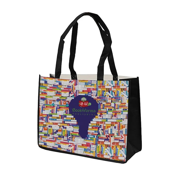 The 16x12x6 Reusable PET Non-Woven Tote Bag is thoughtfully designed and... from ASI 91411 Toddy Gear