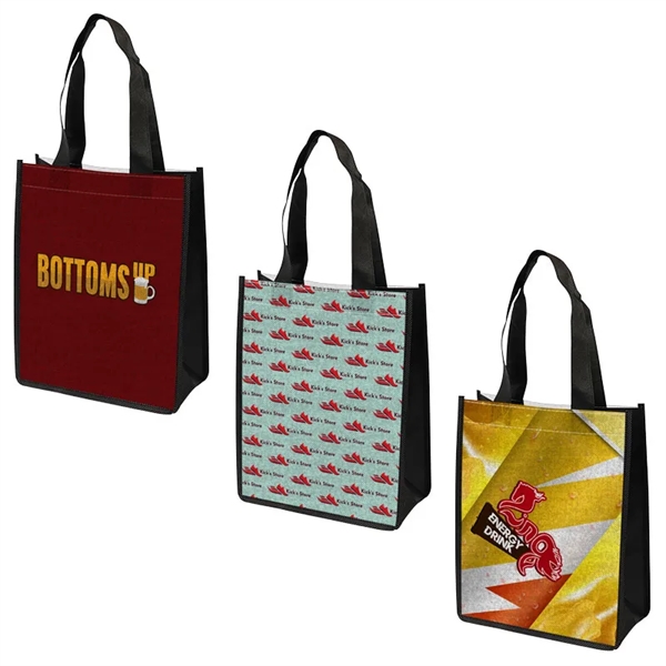 The 8x10x4 Reusable PET Non-Woven Tote Bag is thoughtfully designed for... from ASI 91411 Toddy Gear