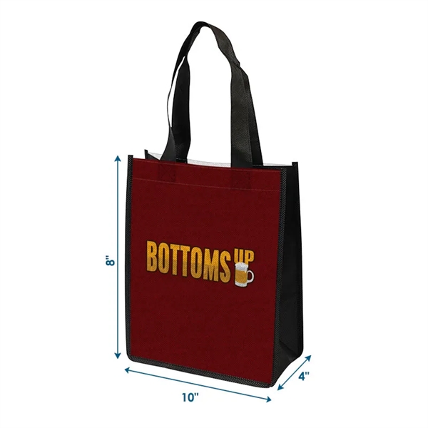 The 8x10x4 Reusable PET Non-Woven Tote Bag is thoughtfully designed for... from ASI 91411 Toddy Gear