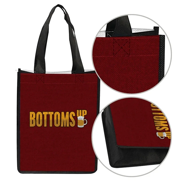 The 8x10x4 Reusable PET Non-Woven Tote Bag is thoughtfully designed for... from ASI 91411 Toddy Gear