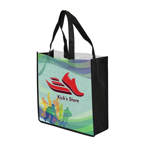 The 13x13x5 Reusable PET Non-Woven Tote Bag is thoughtfully designed for... from ASI 91411 Toddy Gear