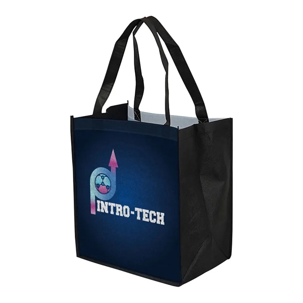 The 12x13x8 Reusable PET Non-Woven Tote Bag is thoughtfully designed for... from ASI 91411 Toddy Gear