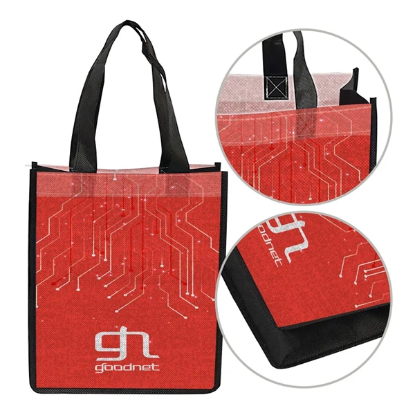 The 13x15x10 Reusable PET Non-Woven Tote Bag is thoughtfully designed for... from ASI 91411 Toddy Gear