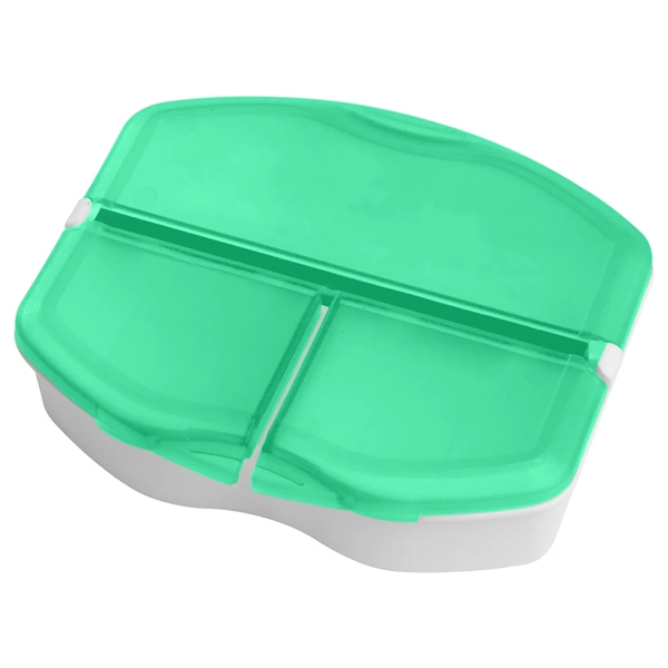 3 compartment pill box comes with 1 large and 2 smaller... from ASI 52840 Evans Manufacturing