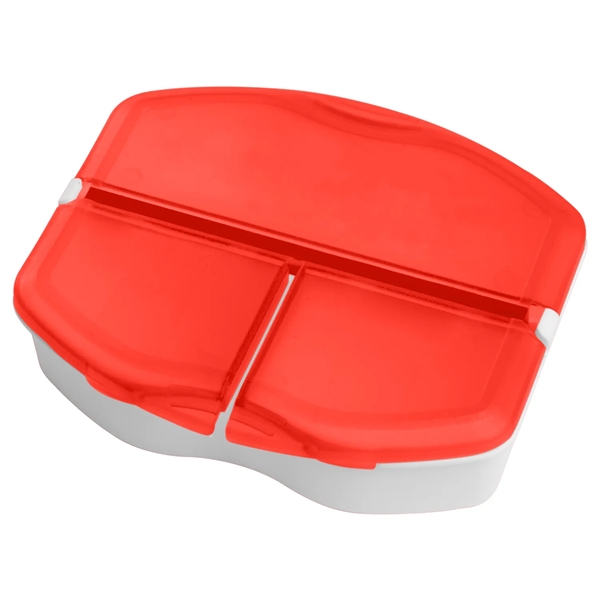 3 compartment pill box comes with 1 large and 2 smaller... from ASI 52840 Evans Manufacturing