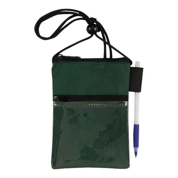 Badge holder with zipper top opening.... from ASI 31517 Admart Products / Admart Line