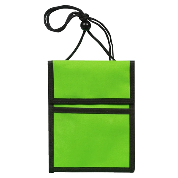 Badge holder. Multi pocket badge holder with velcro top flap opening.... from ASI 31517 Admart Products / Admart Line