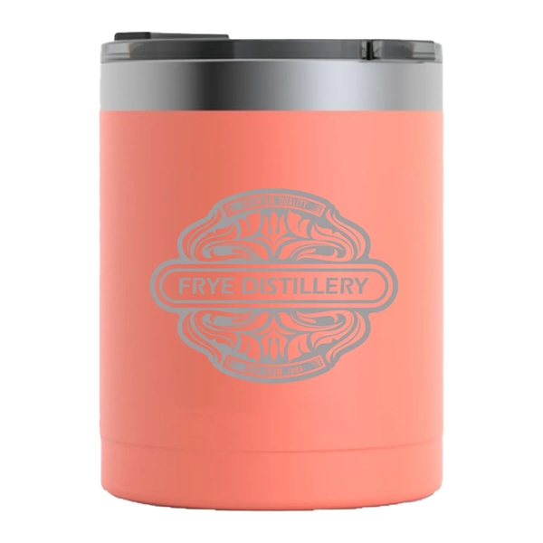 RTIC 12 ounce ringed stainless steel lowball tumbler. Individually boxed.... from ASI 74601 Calico