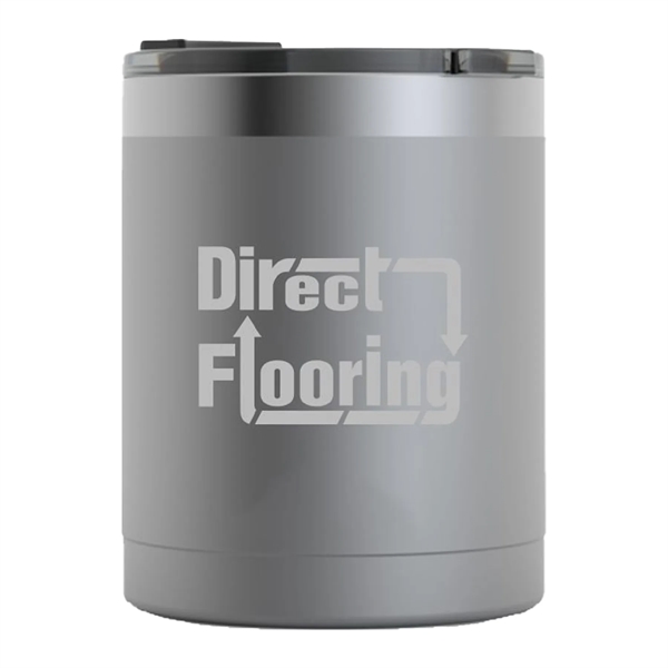 RTIC 12 ounce ringed stainless steel lowball tumbler. Individually boxed.... from ASI 74601 Calico