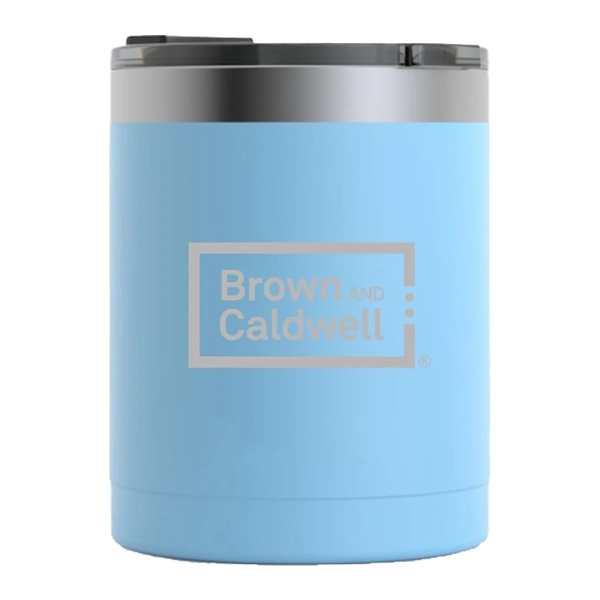 RTIC 12 ounce ringed stainless steel lowball tumbler. Individually boxed.... from ASI 74601 Calico