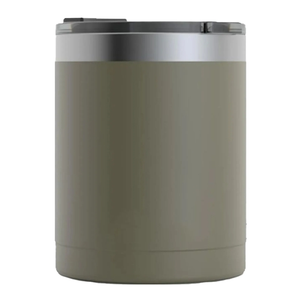 RTIC 12 ounce ringed stainless steel lowball tumbler. Individually boxed.... from ASI 74601 Calico