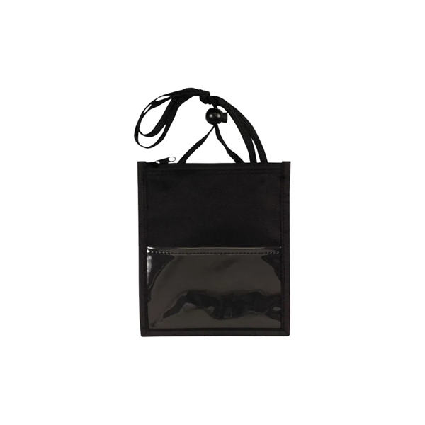 Large badge holder with zipper tote opening.... from ASI 31517 Admart Products