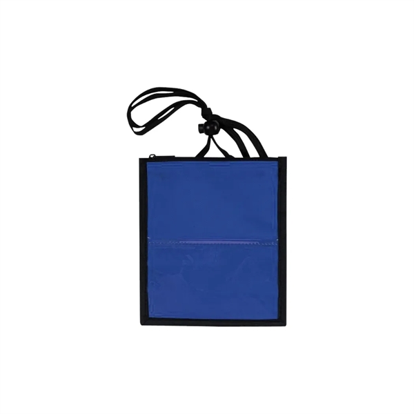 Large badge holder with zipper tote opening.... from ASI 31517 Admart Products