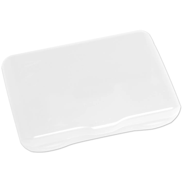 First aid kit with 4 latex free bandages, 3 hand sanitizer... from ASI 52840 Evans Manufacturing