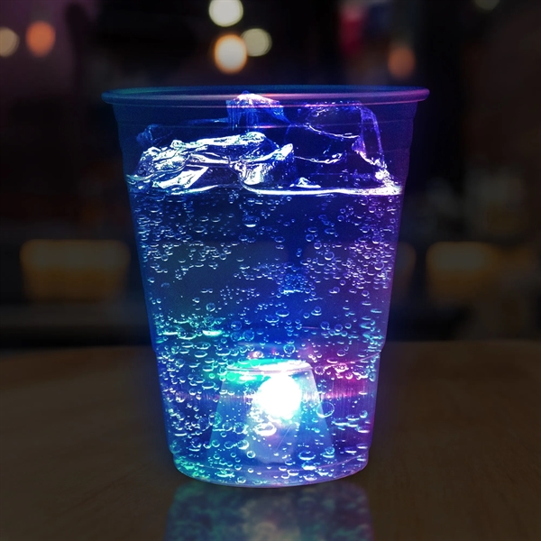 24 pack of 16 oz. disposable party cups with LED lights.... from ASI 42016 Brighter Promotions Inc