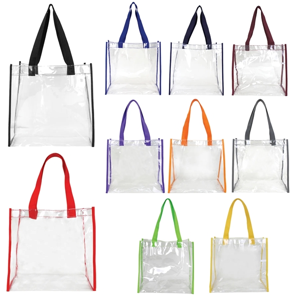 Transparent open tote bag which complies with the new NFL stadium... from ASI 34800 Alstar Creations / Alstar Line