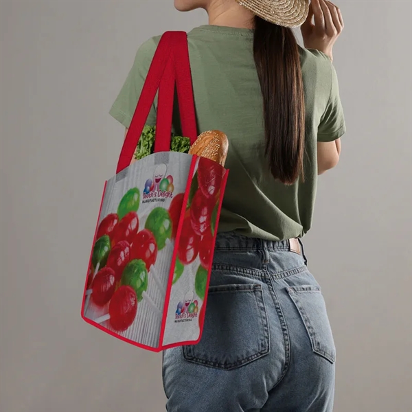 Low minimums on completely customizable tote bags!  Choose your trim... from ASI 91411 Toddy Gear