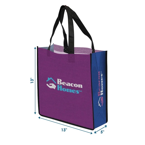 Low minimums on completely customizable tote bags!  Choose your trim... from ASI 91411 Toddy Gear