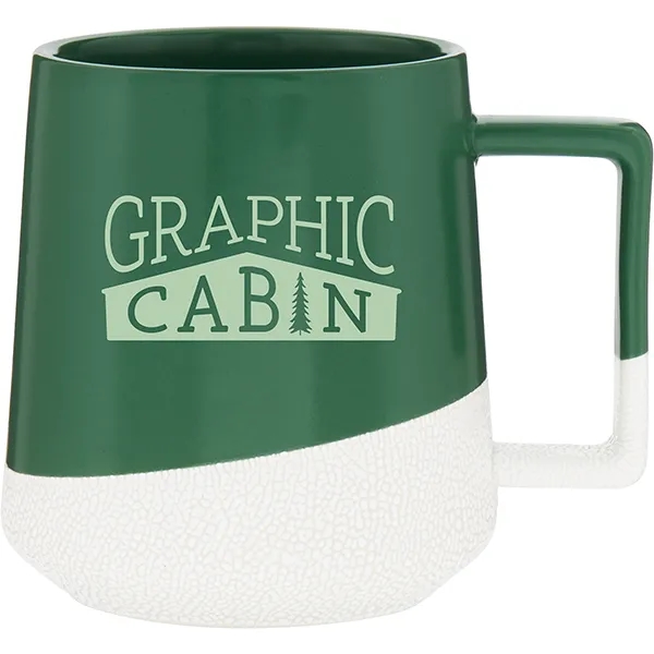 17 oz ceramic mug with matte colored exterior, matte colored interior,... from ASI 51197 ETS Express, LLC