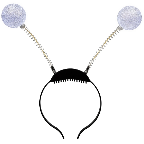 Silver glittery bobble head bopper with lights.... from ASI 42016 Brighter Promotions Inc