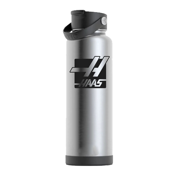 RTIC 40 ounce insulated stainless steel sports bottle with spill-proof screw... from ASI 74601 Calico