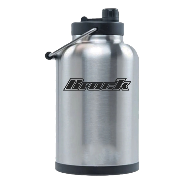 RTIC one gallon insulated stainless steel jug with spill-proof lid, wide... from ASI 74601 Calico