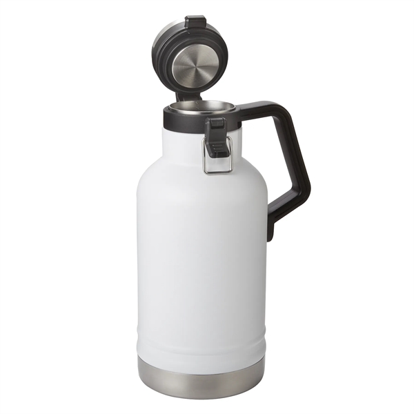 64 oz. stainless steel insulated growler with double wall vacuum insulation,... from ASI 52840 Evans Manufacturing