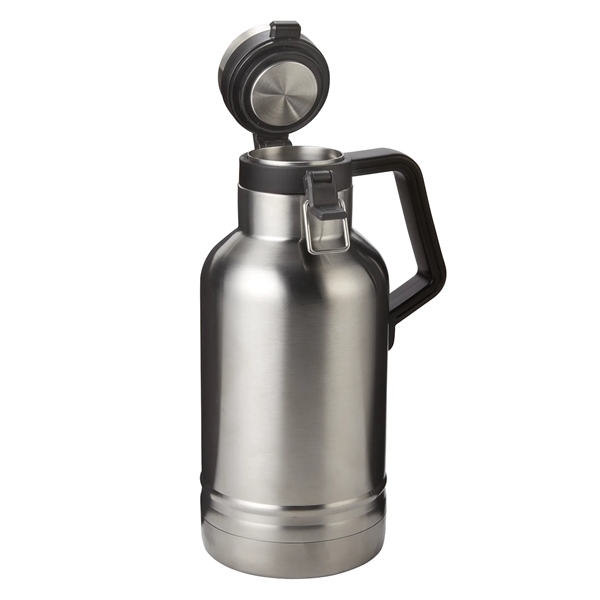 64 oz. stainless steel insulated growler with double wall vacuum insulation,... from ASI 52840 Evans Manufacturing