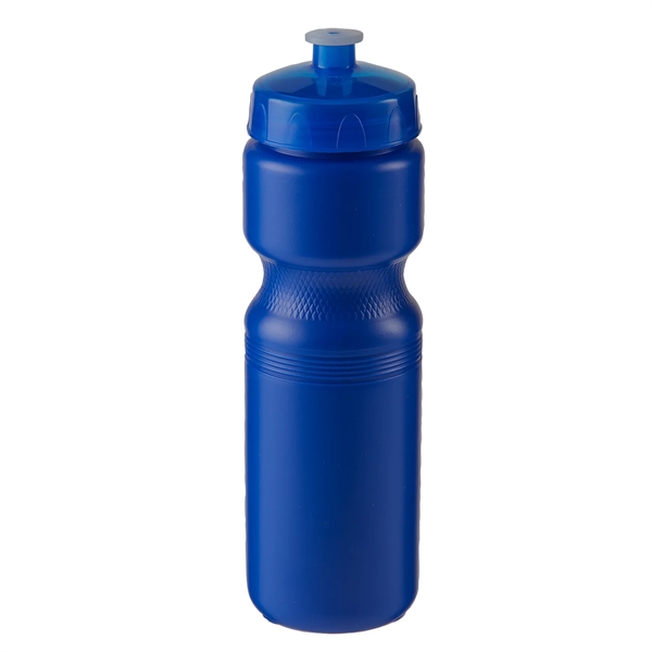 28 oz. plastic bike water bottle with wide-mouth design and a... from ASI 52840 Evans Manufacturing