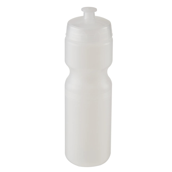 28 oz. plastic bike water bottle with wide-mouth design and a... from ASI 52840 Evans Manufacturing