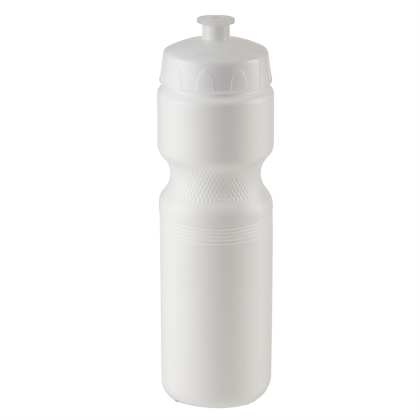 28 oz. plastic bike water bottle with wide-mouth design and a... from ASI 52840 Evans Manufacturing