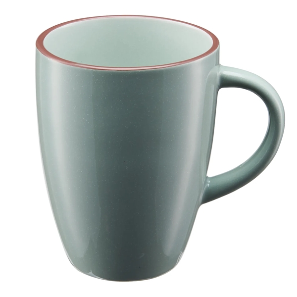 12 oz. ceramic stoneware mug with a lightly speckled design with... from ASI 52840 Evans Manufacturing