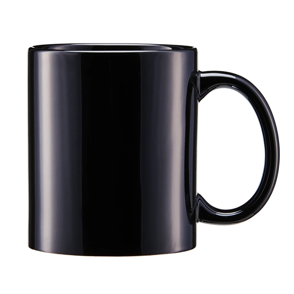 11 oz. ceramic stoneware mug with C-shape handle for easy grip,... from ASI 52840 Evans Manufacturing