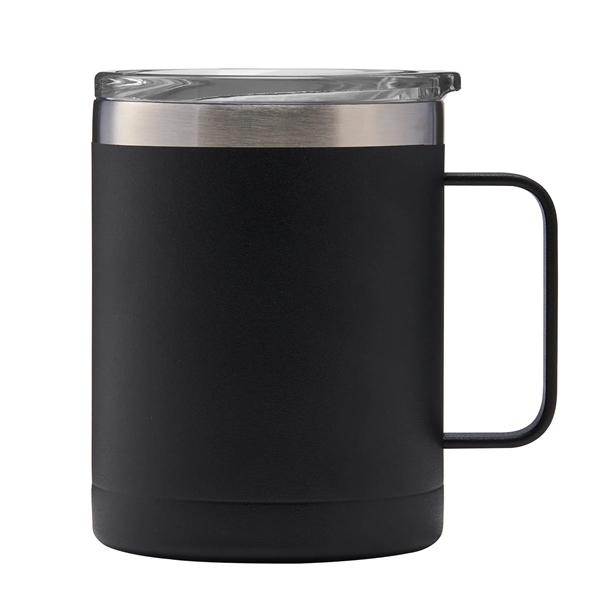 14 oz. powder coated insulated stainless steel camping mug with copper... from ASI 52840 Evans Manufacturing