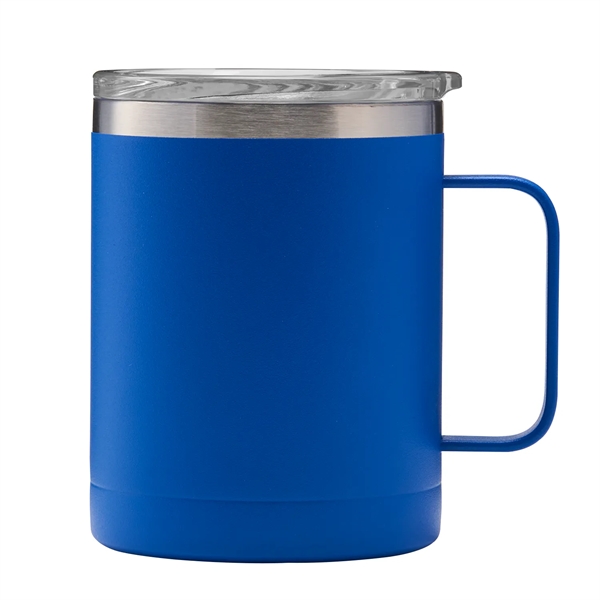 14 oz. powder coated insulated stainless steel camping mug with copper... from ASI 52840 Evans Manufacturing