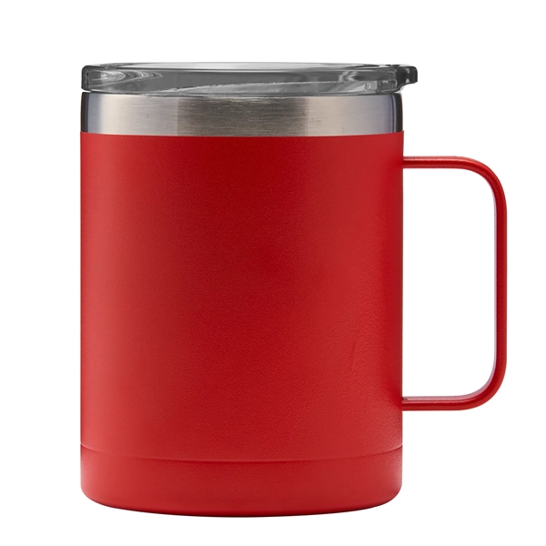 14 oz. powder coated insulated stainless steel camping mug with copper... from ASI 52840 Evans Manufacturing