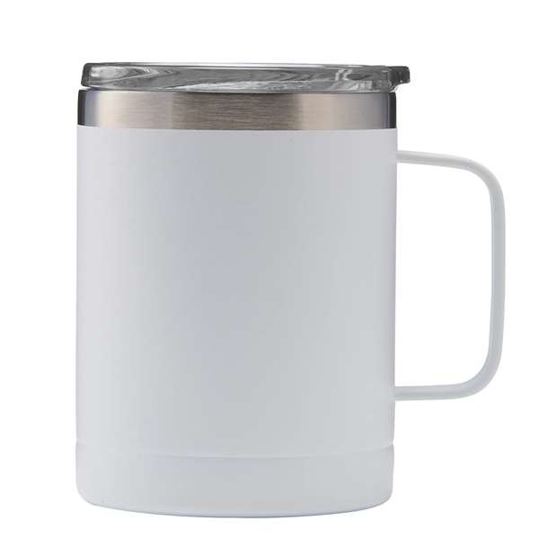 14 oz. powder coated insulated stainless steel camping mug with copper... from ASI 52840 Evans Manufacturing