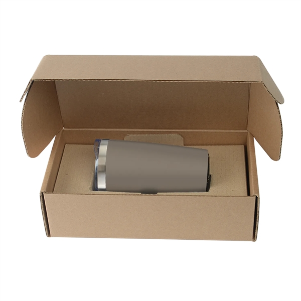 20 oz. powder coated stainless steel insulated tumbler inside a eco-friendly,... from ASI 52840 Evans Manufacturing