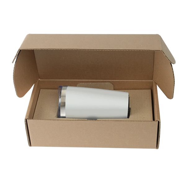 20 oz. powder coated stainless steel insulated tumbler inside a eco-friendly,... from ASI 52840 Evans Manufacturing