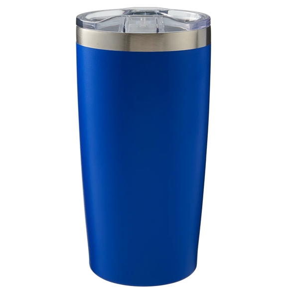 20 oz. powder coated tumbler with copper lining, double wall vacuum... from ASI 52840 Evans Manufacturing