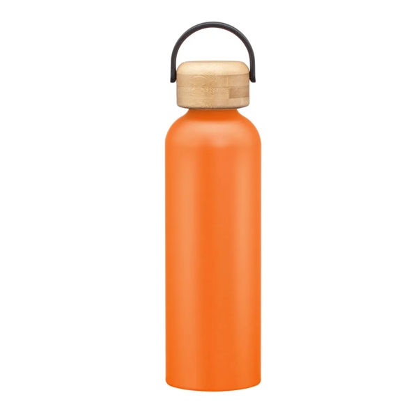 Greenstone Bottle w/Bamboo Twist Lid - 24oz... from ASI 84592 St Regis Group