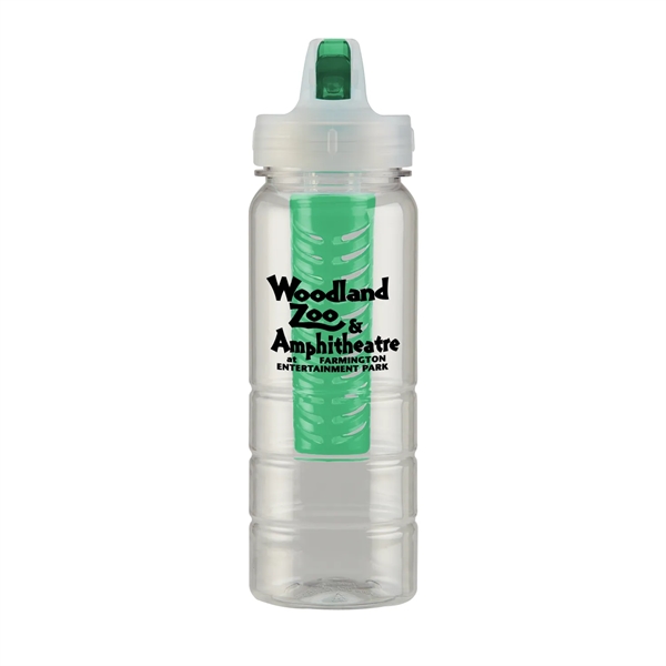 25 oz. fruit infusion water bottle, comes with screw-on spill-resistant lid... from ASI 52840 Evans Manufacturing