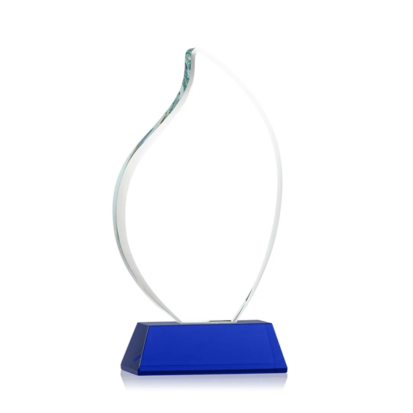 3/4" thick Starfire Crystal Flame with rounded edges and mounted on... from ASI 84592 St Regis Group / St Regis