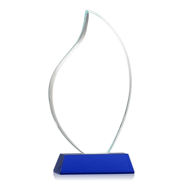 3/4" thick Starfire Crystal Flame with rounded edges and mounted on... from ASI 84592 St Regis Group / St Regis