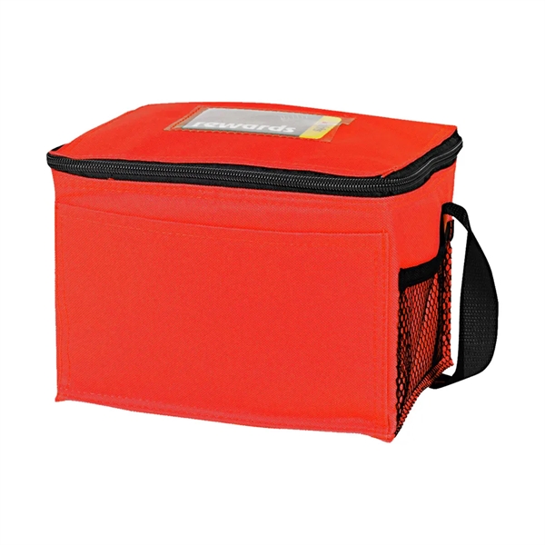 Six pack cooler lunch bag with ID holder.... from ASI 31517 Admart Products / Admart Line